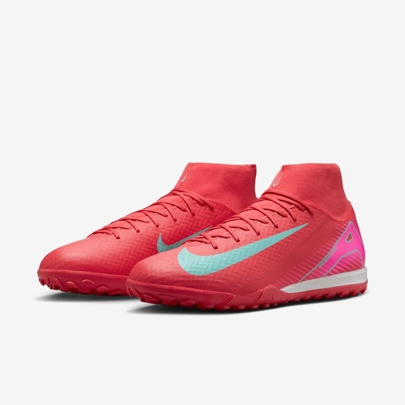 Nike Mercurial Superfly 10 Academy Turf Soccer Shoes FQ8331-800 Men's Size 10 - Picture 1 of 6